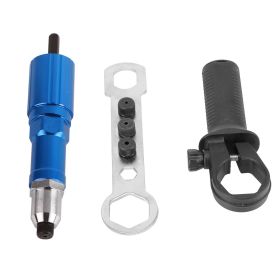 Rivet Drill Attachment Electric Riveter Conversion Connector Adaptor Electric Carpenter Tool