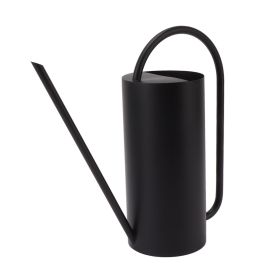 Plants Watering Can Long Spout 1500ml Large Capacity Watering Kettle Stainless Steel Pot Gardening Supplies Black