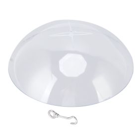 Bird Feeders Protective Cover Prevent Squirrel Clear Bird Feeder Protective Dome Cover for Hanging Bird Feeders