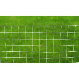 vidaXL Chicken Wire Fence Galvanised Steel 10x1 m Silver