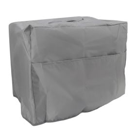 Welding Machine Canopy Waterproof 190T Silver Plated Polyester Taffeta UV Proof Welder Dust Cover for Garden Balcony 47x28x37cm/18.5x11.0x14.6in Grey