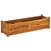 Garden Raised Bed Acacia Wood 39.4"x11.8"x9.8"