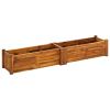 Garden Raised Bed Acacia Wood 59"x11.8"x9.8"