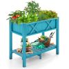 HIPS Raised Garden Bed Poly Wood Elevated Planter Box