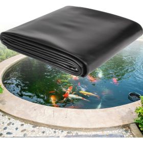 100FT ¬≤ usable area, 2 pieces of 5FT * 10FT heavy-duty black HDPE pond lining - UV resistant, suitable for flexible sealing film in fish ponds