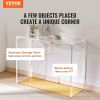 VEVOR Acrylic Console Table, Clear Acrylic End Table, Transparent Acrylic Side Table 38.2x15x29.3 inch, for Foyer, Living Room, Dining Room