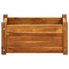 Garden Raised Bed Acacia Wood 19.7"x9.8"x9.8"