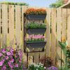 Hanging Vertical Planter Wall-mounted Adjustable with Detachable Hooks