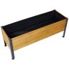 Wood Rectangular Garden Planter Box Raised Bed Outdoor,Planters for Outdoor Plants ,Elevated Herbs Vegetables Flowers Great Patio Deck Balcony