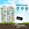 2 Pack 71 x 20 Inch Metal Garden Trellis for Climbing Plants