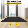 VEVOR Marine Carpet, 6 x 23 ft Boat Carpeting, Charcoal Black Marine Grade Boat Carpet, Indoor/Outdoor Marine Carpeting w/ Water-proof TPR Backing