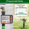 Sprinkler Timer with 3 Watering Programs Manual Mode Automatic Watering System Waterproof Irrigation Timer House Faucet Timer For Garden Yard Lawn