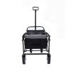 Collapsible Foldable Wagon Cart with strapping system, Beach Wagon , Utility Cart