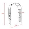 Arc Roof Wrought Iron Arch Plant Climbing Frame RT