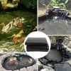 100FT ¬≤ usable area, 2 pieces of 5FT * 10FT heavy-duty black HDPE pond lining - UV resistant, suitable for flexible sealing film in fish ponds