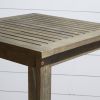 Renaissance Outdoor Patio Hand-scraped Wood Bar Table