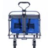 Outdoor Garden Multipurpose Micro Collapsible Beach Trolley Cart Camping Folding Wagon