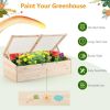 Wooden Garden Portable Greenhouse