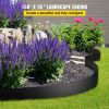 VEVOR Landscape Edging, 10 inch Depth 150 ft Total Length, Recycled HDPE Coiled Terrace Board, Flexible Bender Border for Landscaping, Lawn, Garden