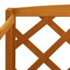 Plant Stand with Trellis Orange 23.6"x11.8"x55.1" Solid Firwood