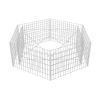 Hexagonal Gabion Raised Bed 63"x55.1"x19.7"