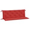 Garden Bench Cushion Red 59.1"x(19.7"+19.7")x2.8" Oxford Fabric