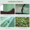 Walk-in Greenhouse for Outdoors with Roll-up Zipper Door, 18 Shelves, PE Cover, Small & Portable Build, Heavy Duty Humidity Seal