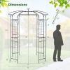 Birdcage Shape Gazebo for Climbing Plants and Wedding Ceremony Decoration