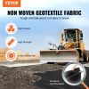 VEVOR Non-Woven Geotextile Fabric 4x100FT 8OZ Ground Cover Weed Control Fabric