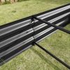 Raised Garden Bed Outdoor, 6√ó3√ó1ft , Metal Raised Rectangle Planter Beds for Plants, Vegetables, and Flowers - Black