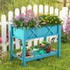 HIPS Raised Garden Bed Poly Wood Elevated Planter Box