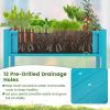 HIPS Raised Garden Bed Poly Wood Elevated Planter Box