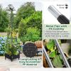 Garden Obelisk Trellis with Self-Drainage System for Climbing Plants