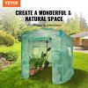 VEVOR Pop Up Greenhouse, 8'x 6'x 7.5' Pop-up Green House, Set Up in Minutes, High Strength PE Cover with Doors & Windows and Powder-Coated Steel Frame