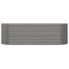 Garden Raised Bed Powder-coated Steel 88.2"x31.5"x26.8" Gray