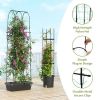 2 Pack Garden Planters with Trellis Cucumber Trellis Tomato Cage