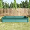 Raised Garden Bed Outdoor, 6√ó3√ó1ft , Metal Raised Rectangle Planter Beds for Plants, Vegetables, and Flowers - Green