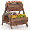 Vertical Raised Garden bed with 3 Wooden Planter Boxes