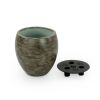 Smart Self-watering Round Planter Pot for Indoor and Outdoor - Gray Wash