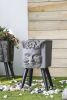 11" x 13" x 22" Greek God Statue Planter with Legs