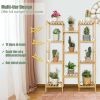 9/11-Tier Bamboo Plant Stand for Living Room Balcony Garden