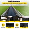 VEVOR Garden Weed Barrier Fabric, 5.8 OZ Heavy Duty Landscape Fabric, 4ft x 100ft Weed Block Control for Garden Ground Cover