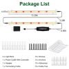 LED Plant Grow Light Strips Full Spectrum Plant Growing Lamp Bar with 2 Strips