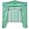 VEVOR Pop Up Greenhouse, 8'x 6'x 7.5' Pop-up Green House, Set Up in Minutes, High Strength PE Cover with Doors & Windows and Powder-Coated Steel Frame