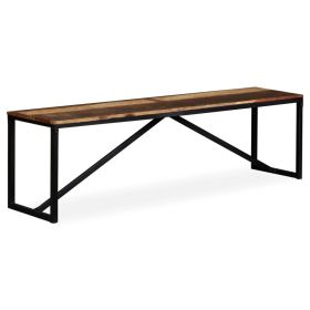 vidaXL Bench Solid Reclaimed Wood 160x35x45 cm