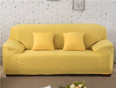 Solid Corner Sofa Covers Couch Slipcovers Elastica Material Sofa Skin Protector Cover Sofa Armchair (Option: 19-Pillowcase√ó2)