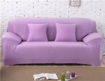 Solid Corner Sofa Covers Couch Slipcovers Elastica Material Sofa Skin Protector Cover Sofa Armchair (Option: 4-Three seat)