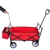 Folding wagon Garden Shopping Beach Cart