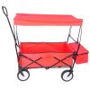 Folding wagon Garden Shopping Beach Cart