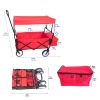 Folding wagon Garden Shopping Beach Cart